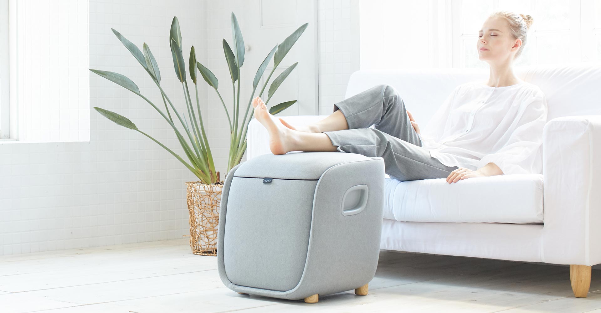 REi pouf massaggiatore